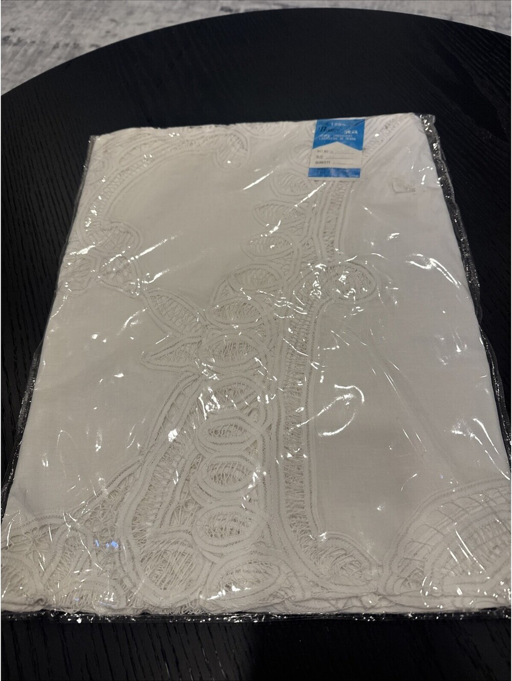 Vintage 100% Cotton New Rectangular 72” Table Cloth By Bonrev [COPY]